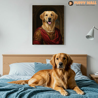 Ceaser – Golden Retriever Canvas Wall Art