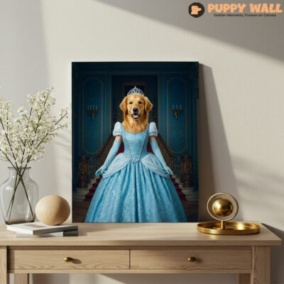 Cinderella – Golden Retriever Canvas Prints