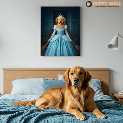 Cinderella – Golden Retriever Canvas Prints