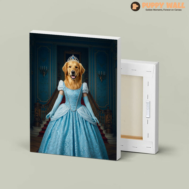 Cinderella – Golden Retriever Canvas Prints