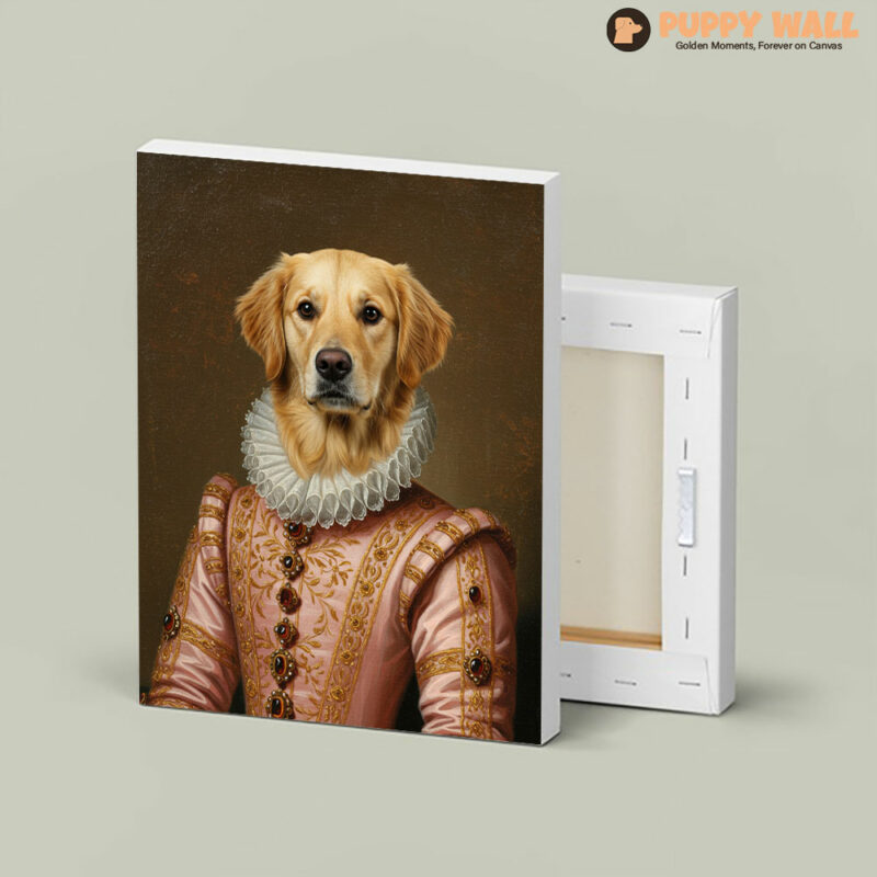 Golden’s Grand Gown – Golden Retriever Art Prints