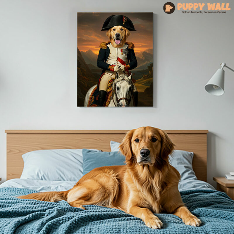 Napoleon – Golden Retriever Pet Artwork