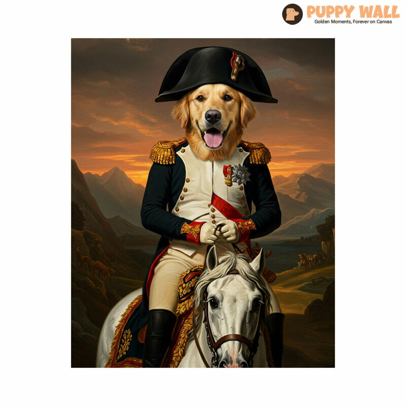 Napoleon – Golden Retriever Pet Artwork