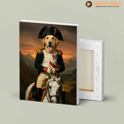 napoleon golden retriever pet artwork 004