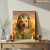 Pharaoh – Cute Golden Retriever Canvas Print