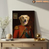 The Ambassador – Modern Golden Retriever Dog Print