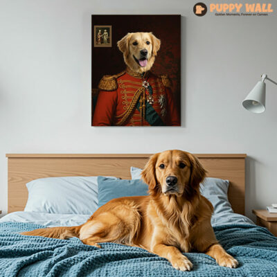 The Ambassador – Modern Golden Retriever Dog Print