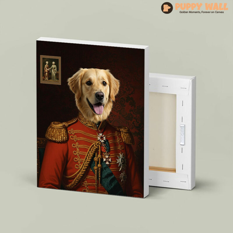 The Ambassador – Modern Golden Retriever Dog Print