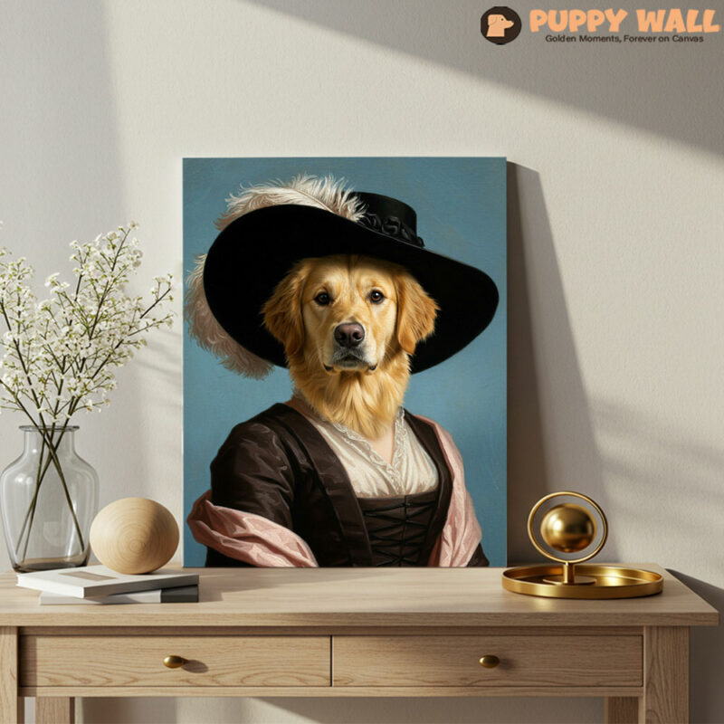The Baroness – High-Quality Golden Retriever Prints