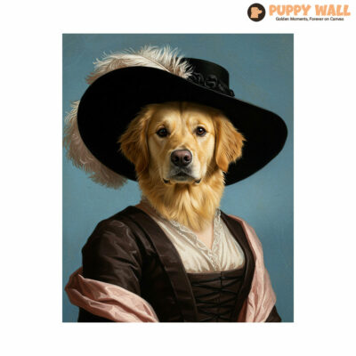 the baroness highquality golden retriever prints 003