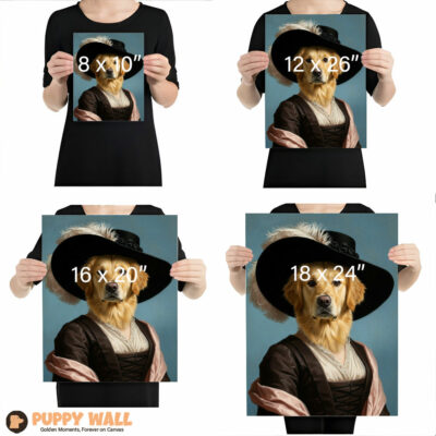 the baroness highquality golden retriever prints 005