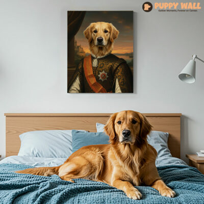 The Duke – Golden Retriever Canvas Prints