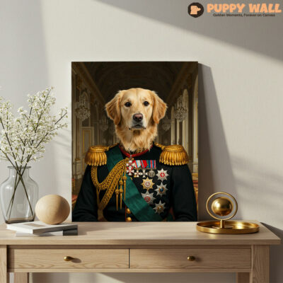 The Earl – Golden Retriever Dog Wall Art