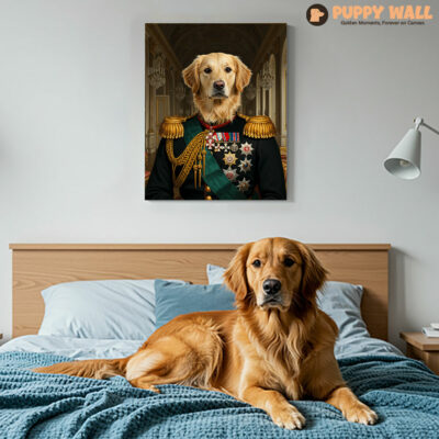 The Earl – Golden Retriever Dog Wall Art