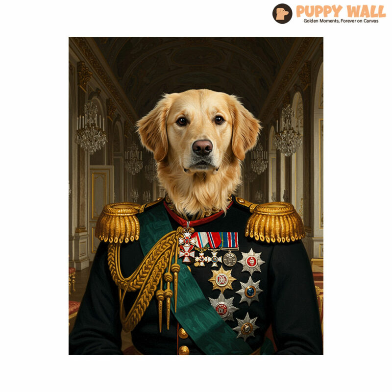 The Earl – Golden Retriever Dog Wall Art