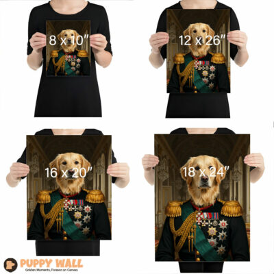 the earl golden retriever dog wall art 005