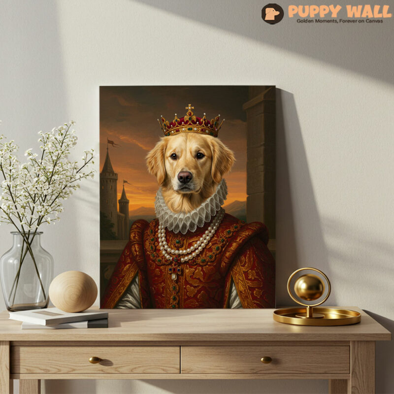 The Fearless Queen – Golden Retriever Home Decor Ideas