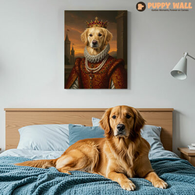 The Fearless Queen – Golden Retriever Home Decor Ideas