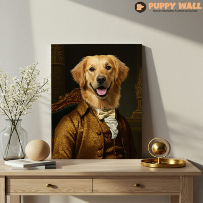 The Handsome One – Golden Retriever Art Prints