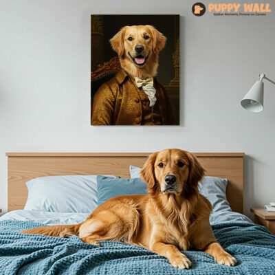 The Handsome One – Golden Retriever Art Prints