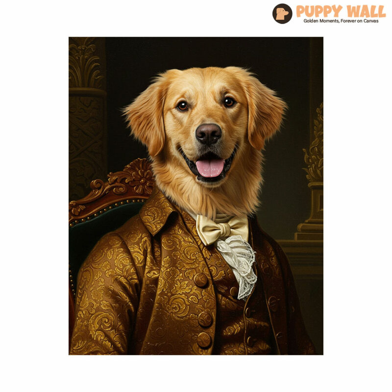The Handsome One – Golden Retriever Art Prints