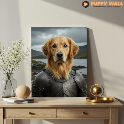 The Iron King – Golden Retriever Poster Wall Art