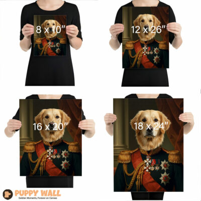 the major personalized golden retriever royal canvas 005