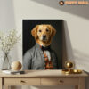 The Musician – Custom Pet Royal Portrait Golden Retriever