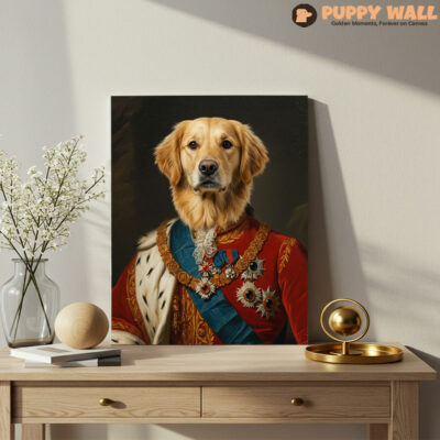 The Nobleman – Royal Golden Retriever Artwork