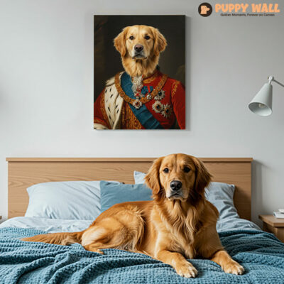 The Nobleman – Royal Golden Retriever Artwork