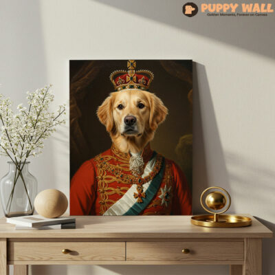The Prince – Custom Noble Golden Retriever Canvas