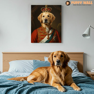 The Prince – Custom Noble Golden Retriever Canvas