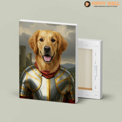 the warden of the north custom pet aristocrat portrait golden retriever 004